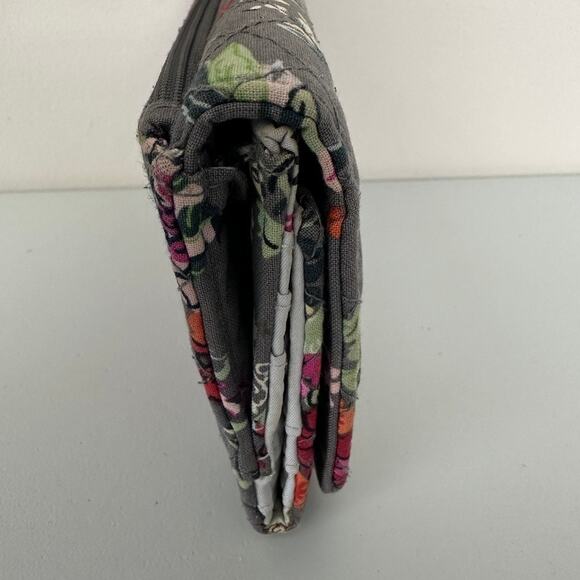 Vera Bradley Hope Blooms RFID Trifold Clutch Wallet Floral Lightweight Carryall - Picture 3 of 10